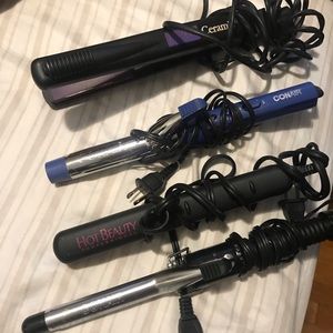 Curling and Flat iron for hair